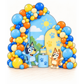 Bluey Balloon Backdrop