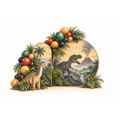 Prehistoric Dinosaur Balloon Backdrop