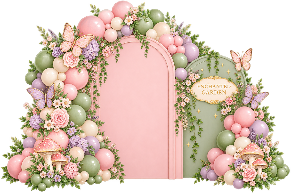 Enchanted Gardens Balloon Backdrop