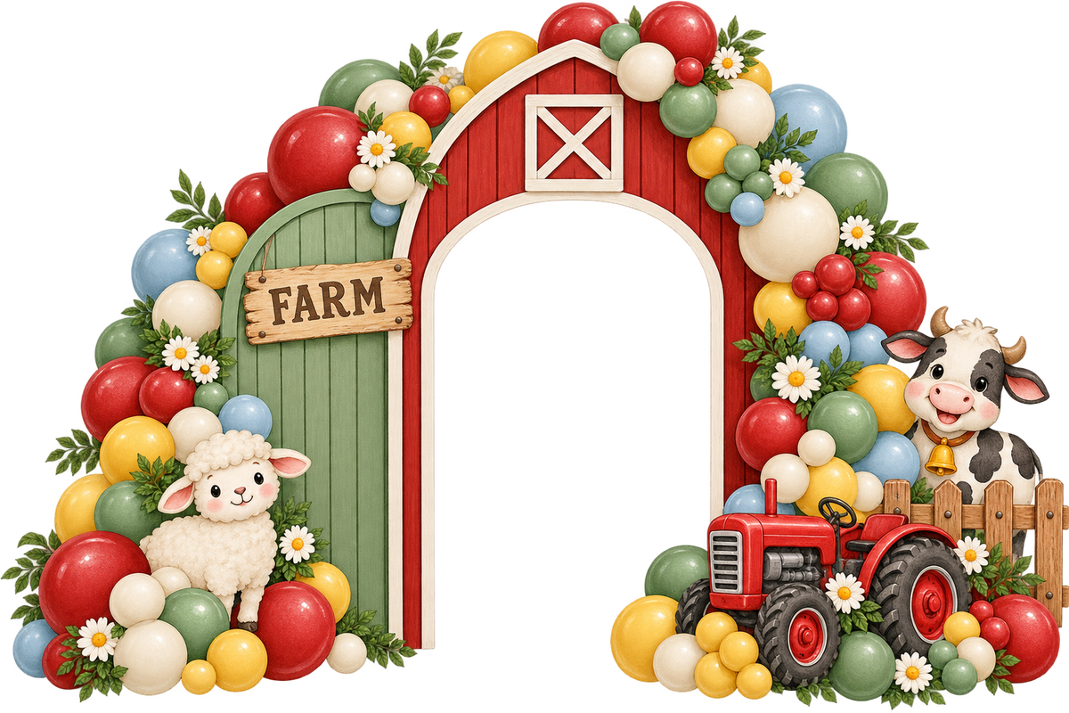 Farm Balloon Backdrop