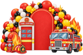 Firefighter Balloon Backdrop
