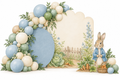 Peter Rabbit Balloon Backdrop