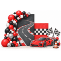 Race Car Balloon Backdrop