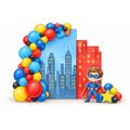 Superhero Balloon Backdrop