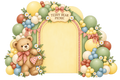 Teddy Bear Picnic Balloon Backdrop