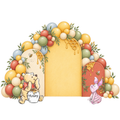 Winnie the Pooh Balloon Backdrop